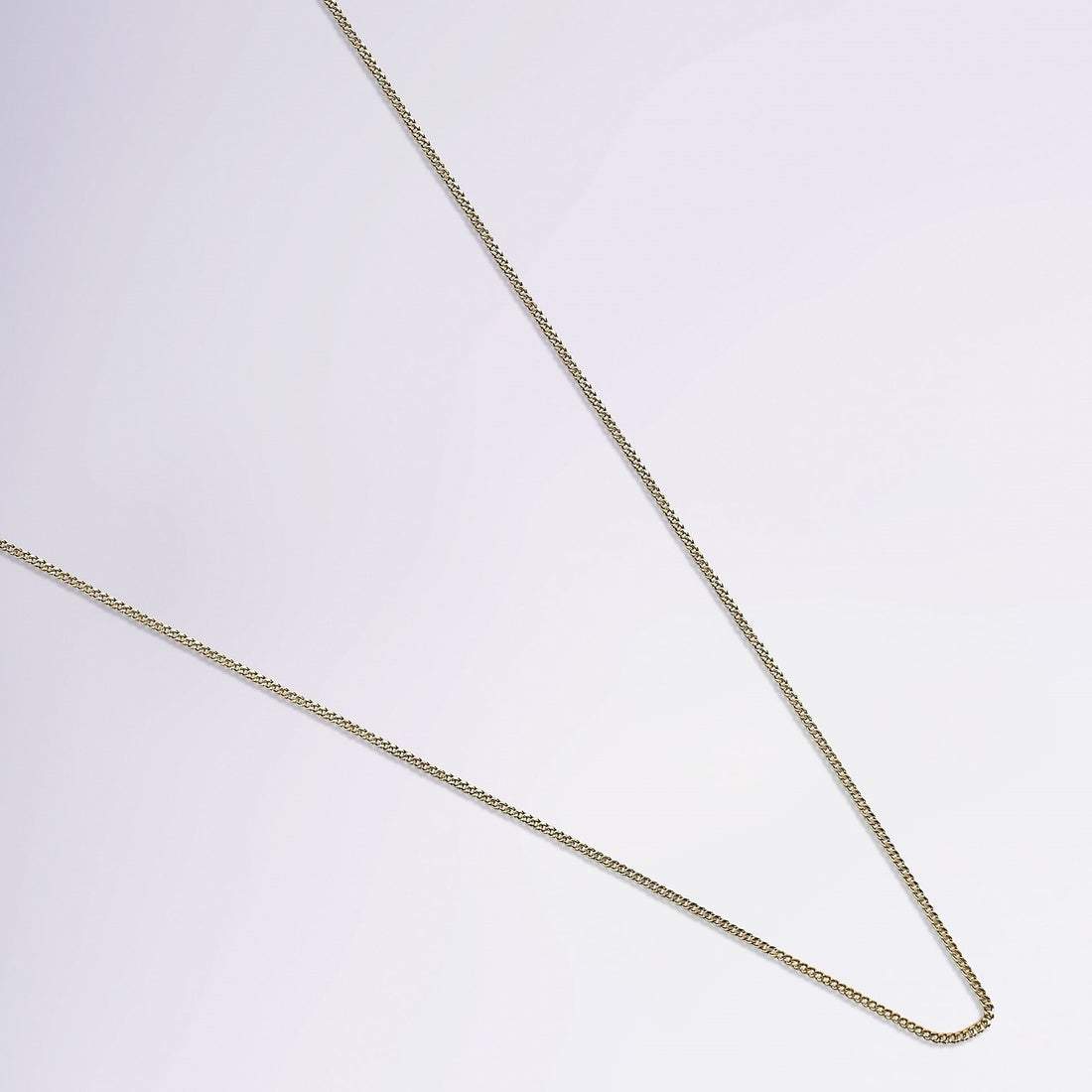 Collier doré 45 cm – chaîne fine en or plaqué