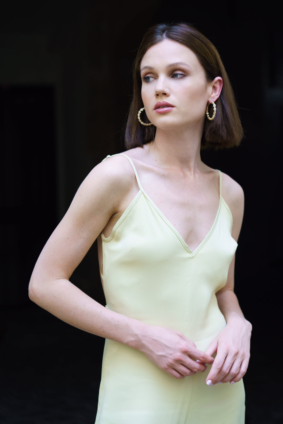 Boucles Aurore en plaqué or 18k – design torsadé moderne